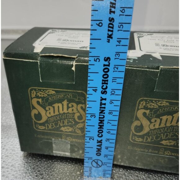 Santas Through The Decades 1930 & 1950 Vtg Box Collectible Christmas Figurines - Picture 11 of 12